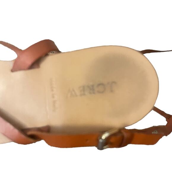 J. Crew Women's Size 10 Deseree Leather Gladiator Wrap Sandals - Picture 5 of 6